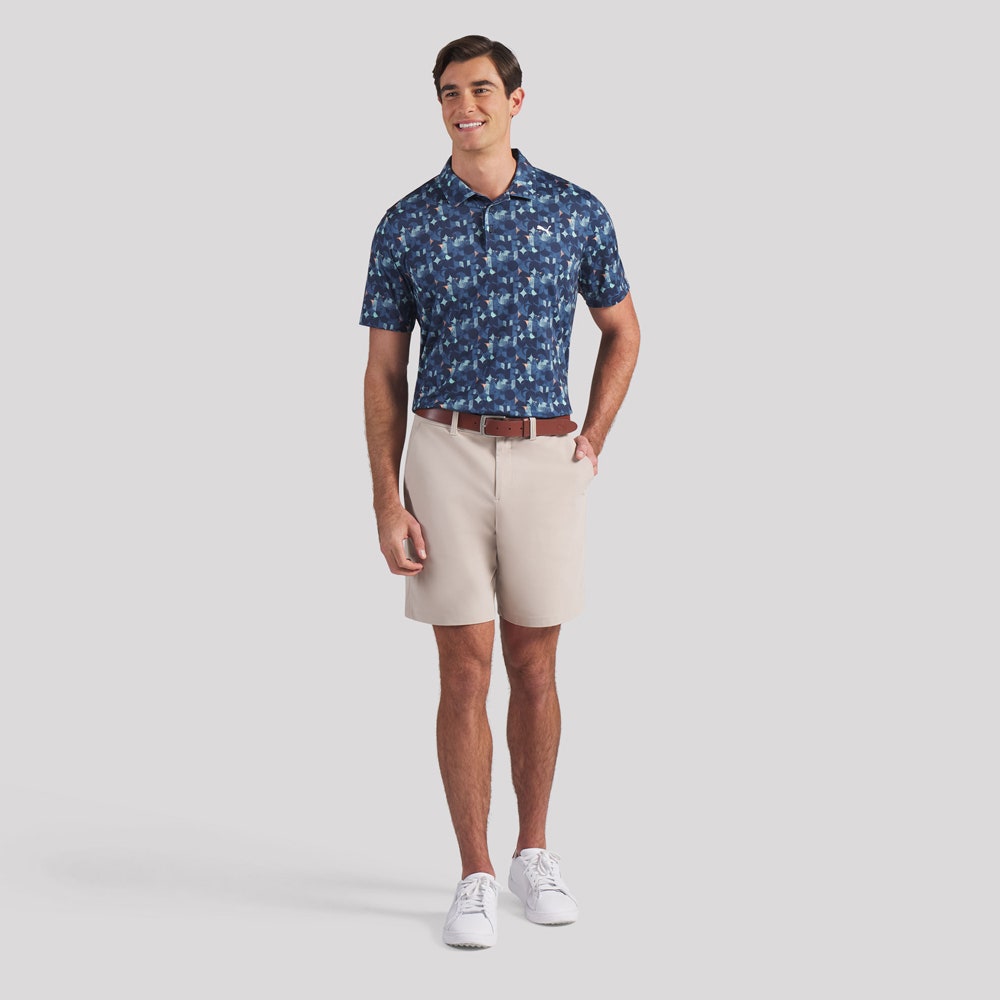PUMA Golf Shirt - Mattr Deco Polo - Deep Navy SS26