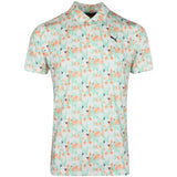 PUMA Golf Shirt - Mattr Deco Polo - Warm White SS26