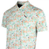 PUMA Golf Shirt - Mattr Deco Polo - Warm White SS26