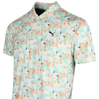 PUMA Golf Shirt - Mattr Deco Polo - Warm White SS26