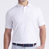 PUMA Golf Shirt - Mattr Houndstooth Polo - White Glow AW25