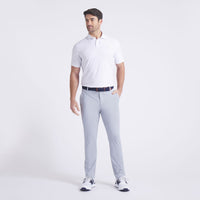 PUMA Golf Shirt - Mattr Houndstooth Polo - White Glow AW25