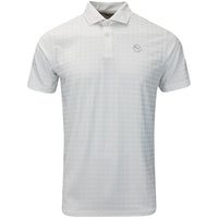 PUMA Golf Shirt - Mattr Houndstooth Polo - White Glow AW25