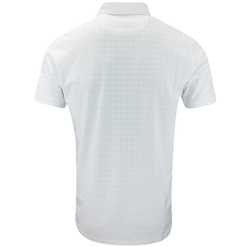 PUMA Golf Shirt - Mattr Houndstooth Polo - White Glow AW25