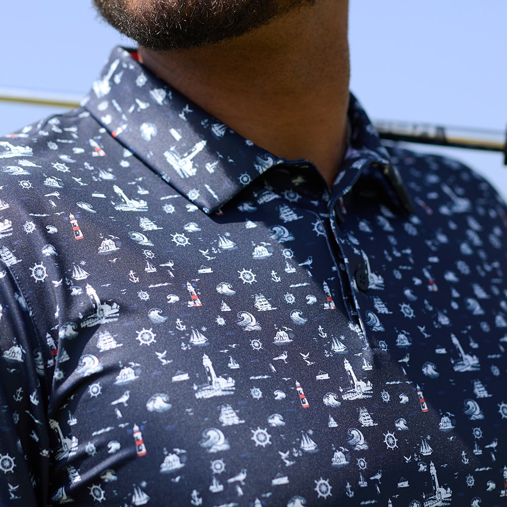 PUMA Golf Shirt - Mattr Lighthouse Polo - Deep Navy SS26