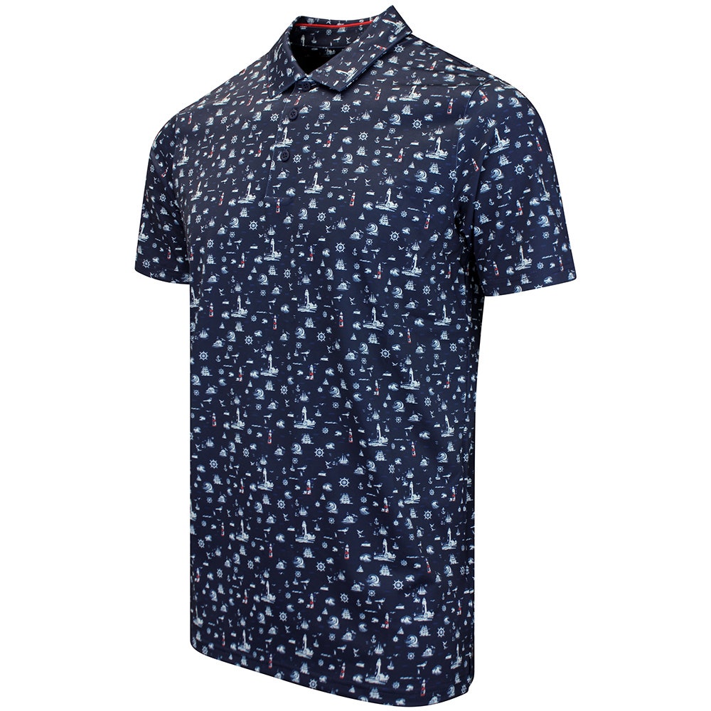 PUMA Golf Shirt - Mattr Lighthouse Polo - Deep Navy SS26