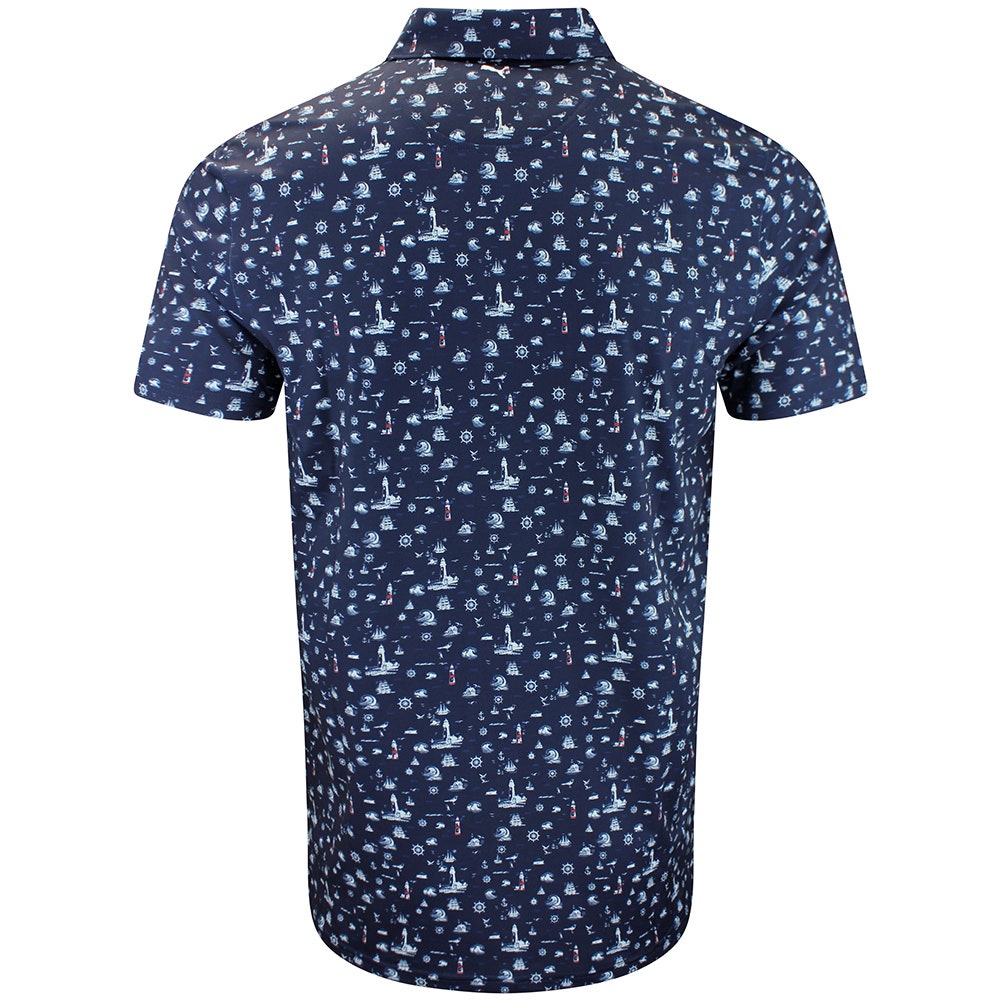 PUMA Golf Shirt - Mattr Lighthouse Polo - Deep Navy SS26