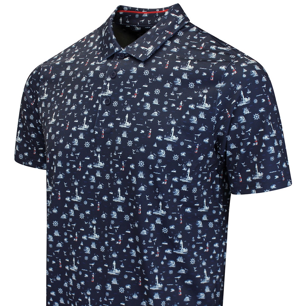 PUMA Golf Shirt - Mattr Lighthouse Polo - Deep Navy SS26
