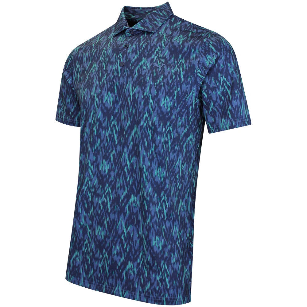 PUMA Golf Shirt - MATTR Northern Lights Polo - Deep Navy AW26
