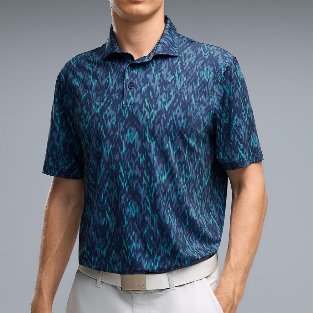 PUMA Golf Shirt - MATTR Northern Lights Polo - Deep Navy AW26