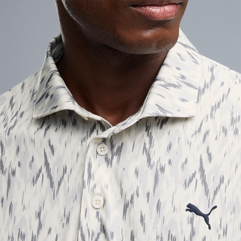 PUMA Golf Shirt - MATTR Northern Lights Polo - Warm White AW26