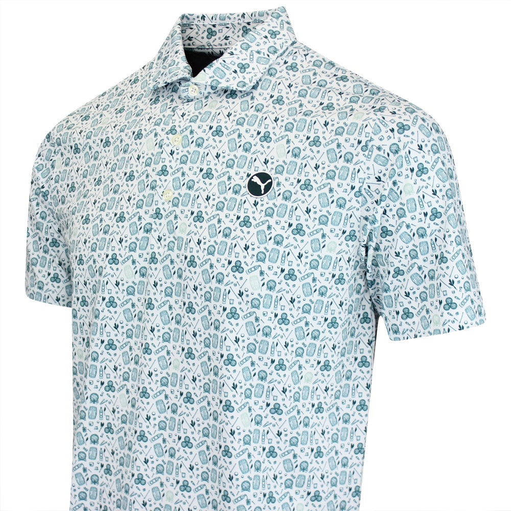 PUMA Golf Shirt - Mattr Port Polo - Green Terrain AW25