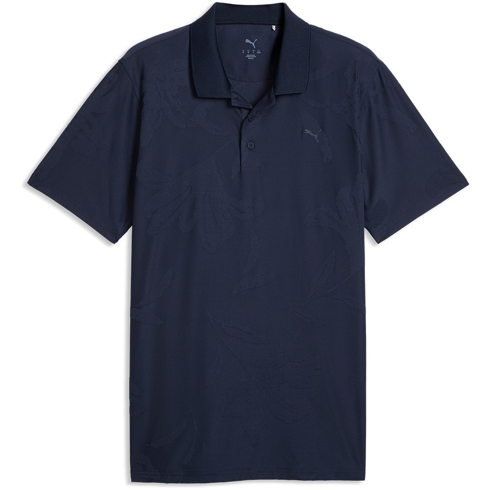 PUMA Golf Shirt - MATTR Prima Bloom Polo - Deep Navy AW26