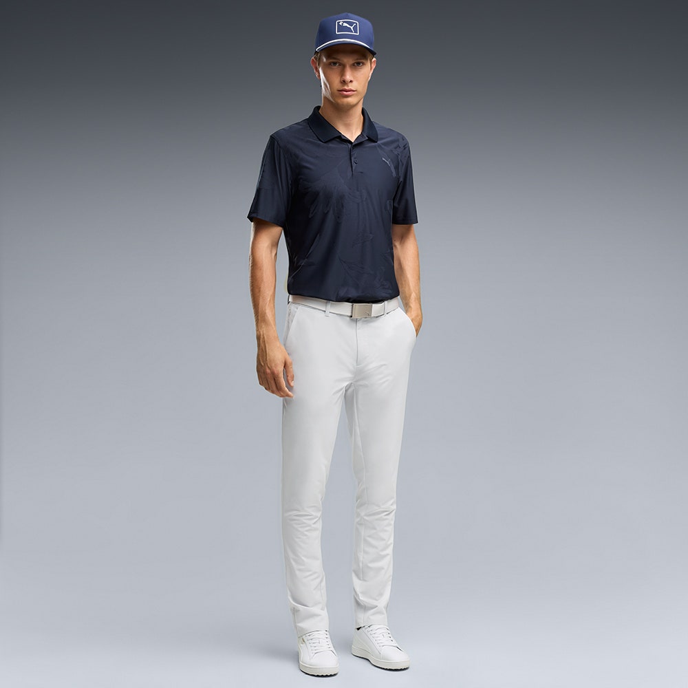 PUMA Golf Shirt - MATTR Prima Bloom Polo - Deep Navy AW26