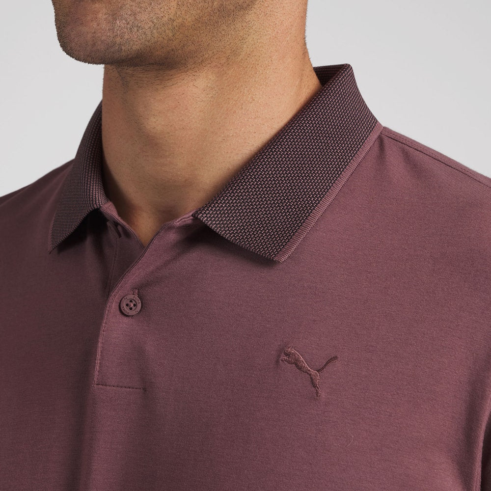 PUMA Golf Shirt - Modalon Crafted Polo - Rich Cocoa AW26