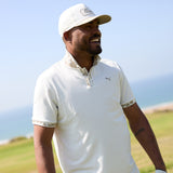 PUMA Golf Shirt - Modalon Floral Rib Polo - Warm White SS26
