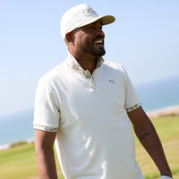 PUMA Golf Shirt - Modalon Floral Rib Polo - Warm White SS26