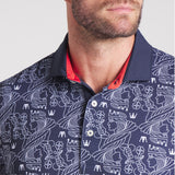 PUMA Golf Shirt - Pique Royal Polo - Deep Navy SS25