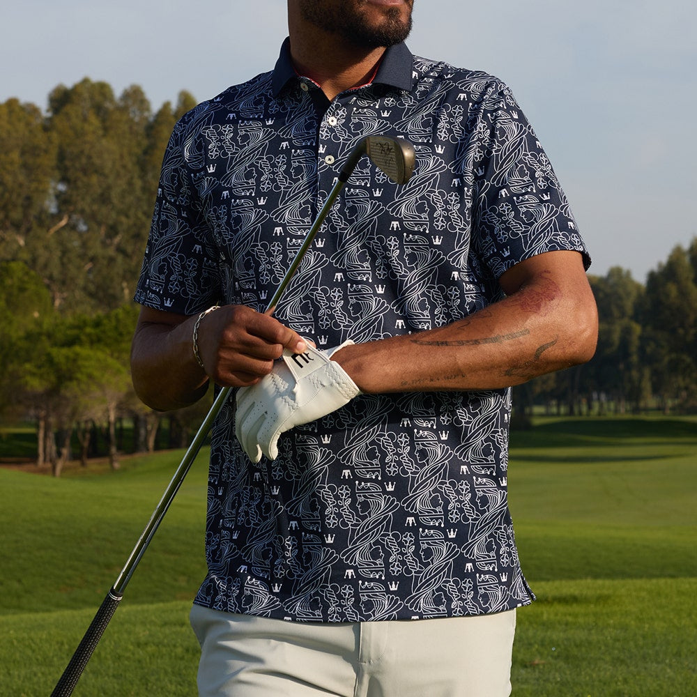 PUMA Golf Shirt - Pique Royal Polo - Deep Navy SS25