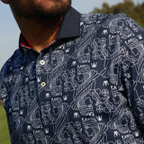 PUMA Golf Shirt - Pique Royal Polo - Deep Navy SS25