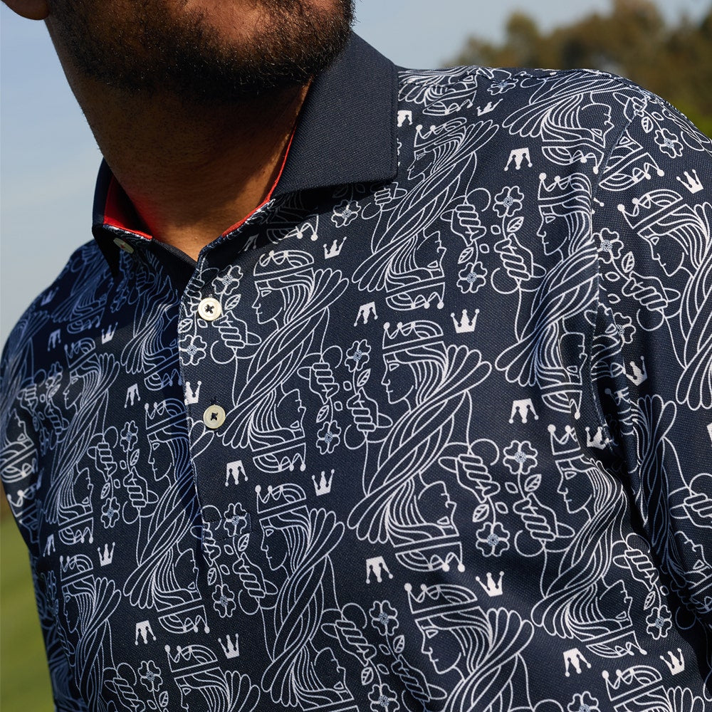 PUMA Golf Shirt - Pique Royal Polo - Deep Navy SS25
