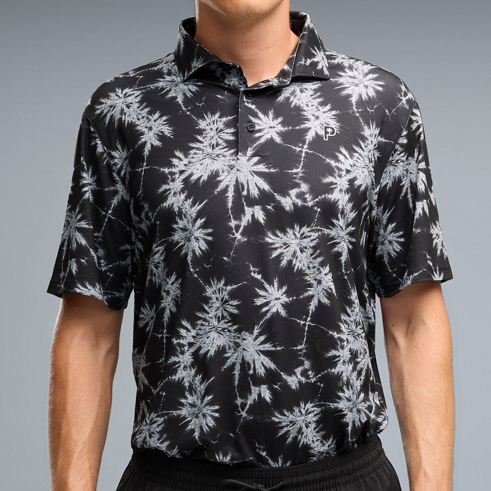 PUMA Golf Shirt - PTC Palm Polo - Black AW26