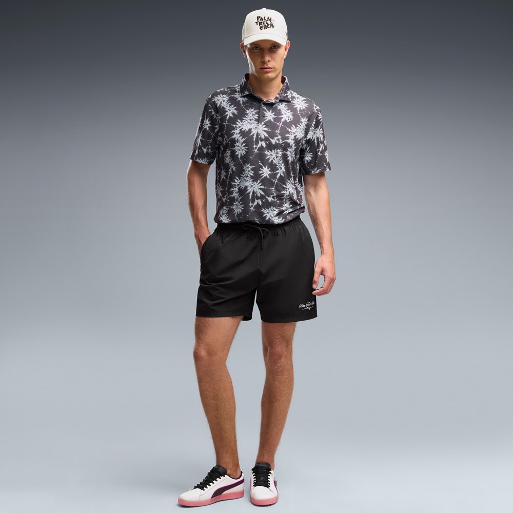 PUMA Golf Shirt - PTC Palm Polo - Black AW26