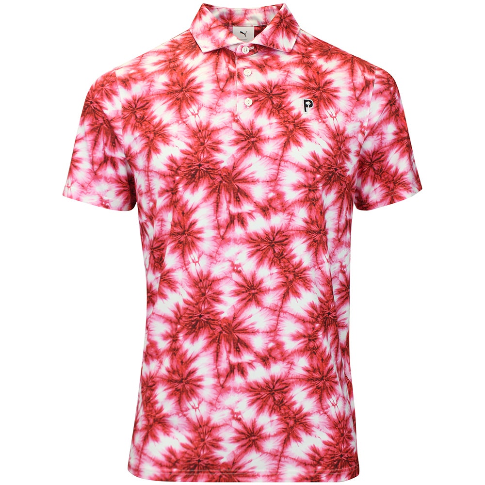 PUMA Golf Shirt - PTC Palm Polo - Warm White AW26
