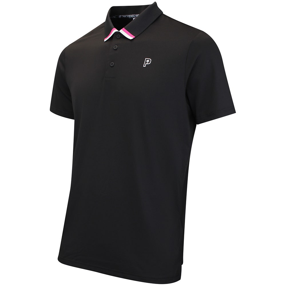 PUMA Golf Shirt - PTC Tipped Polo - Black AW26