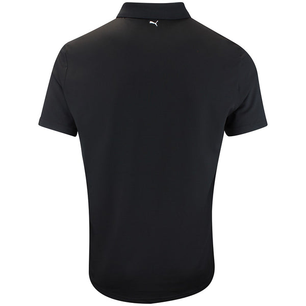 PUMA Golf Shirt - PTC Tipped Polo - Black AW26