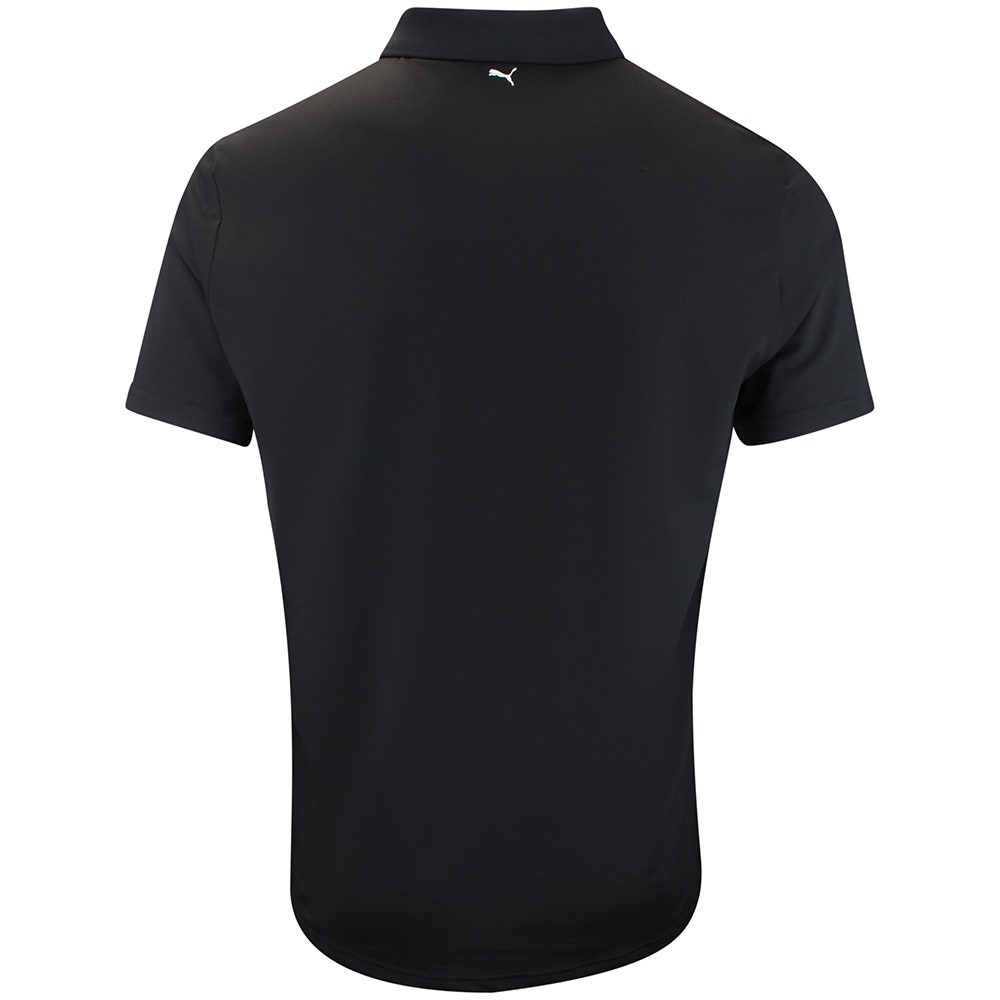 PUMA Golf Shirt - PTC Tipped Polo - Black AW26