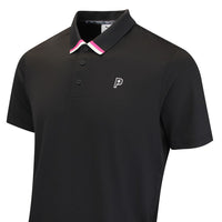 PUMA Golf Shirt - PTC Tipped Polo - Black AW26