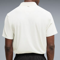 PUMA Golf Shirt - PTC Tipped Polo - Warm White AW26