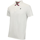 PUMA Golf Shirt - PTC Tipped Polo - Warm White AW26