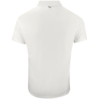 PUMA Golf Shirt - PTC Tipped Polo - Warm White AW26