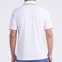 PUMA Golf Shirt - PTC Tipped Polo - White Glow AW25