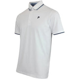 PUMA Golf Shirt - PTC Tipped Polo - White Glow AW25