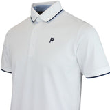 PUMA Golf Shirt - PTC Tipped Polo - White Glow AW25