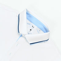 PUMA Golf Shirt - PTC Tipped Polo - White Glow AW25
