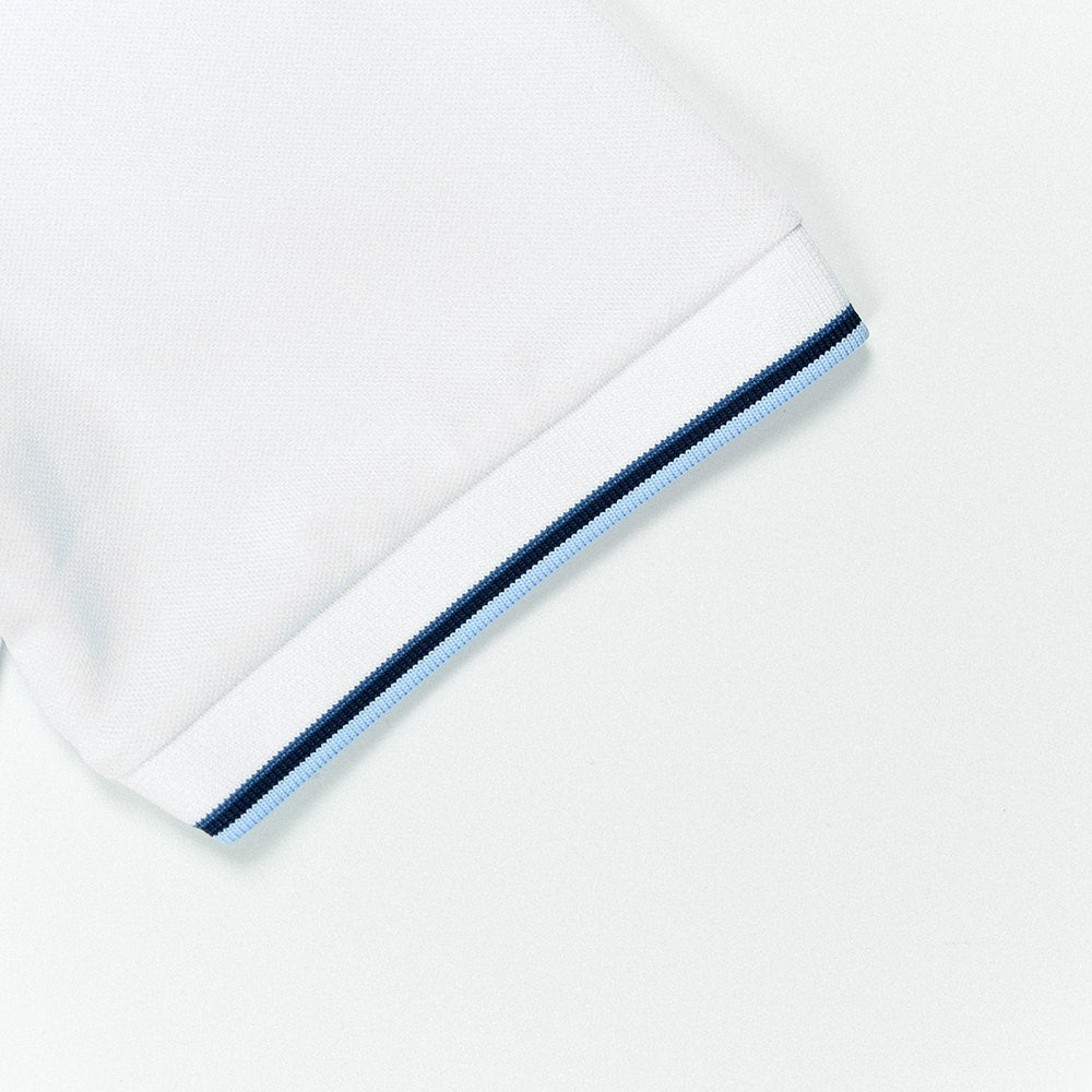 PUMA Golf Shirt - PTC Tipped Polo - White Glow AW25