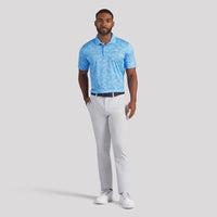 PUMA Golf Shirt - Pure 2.0 Floral Polo - Team Light Blue SS26