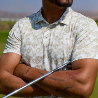 PUMA Golf Shirt - Pure 2.0 Floral Polo - Warm White SS26