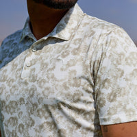 PUMA Golf Shirt - Pure 2.0 Floral Polo - Warm White SS26