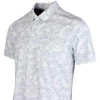 PUMA Golf Shirt - Pure 2.0 Floral Polo - White Glow SS26