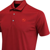 PUMA Golf Shirt - Pure Solid Polo - Intense Red AW24