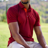 PUMA Golf Shirt - Pure Solid Polo - Intense Red AW24