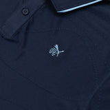 PUMA Golf Shirt - RC Mattr Jacquard Polo - Deep Navy SS26
