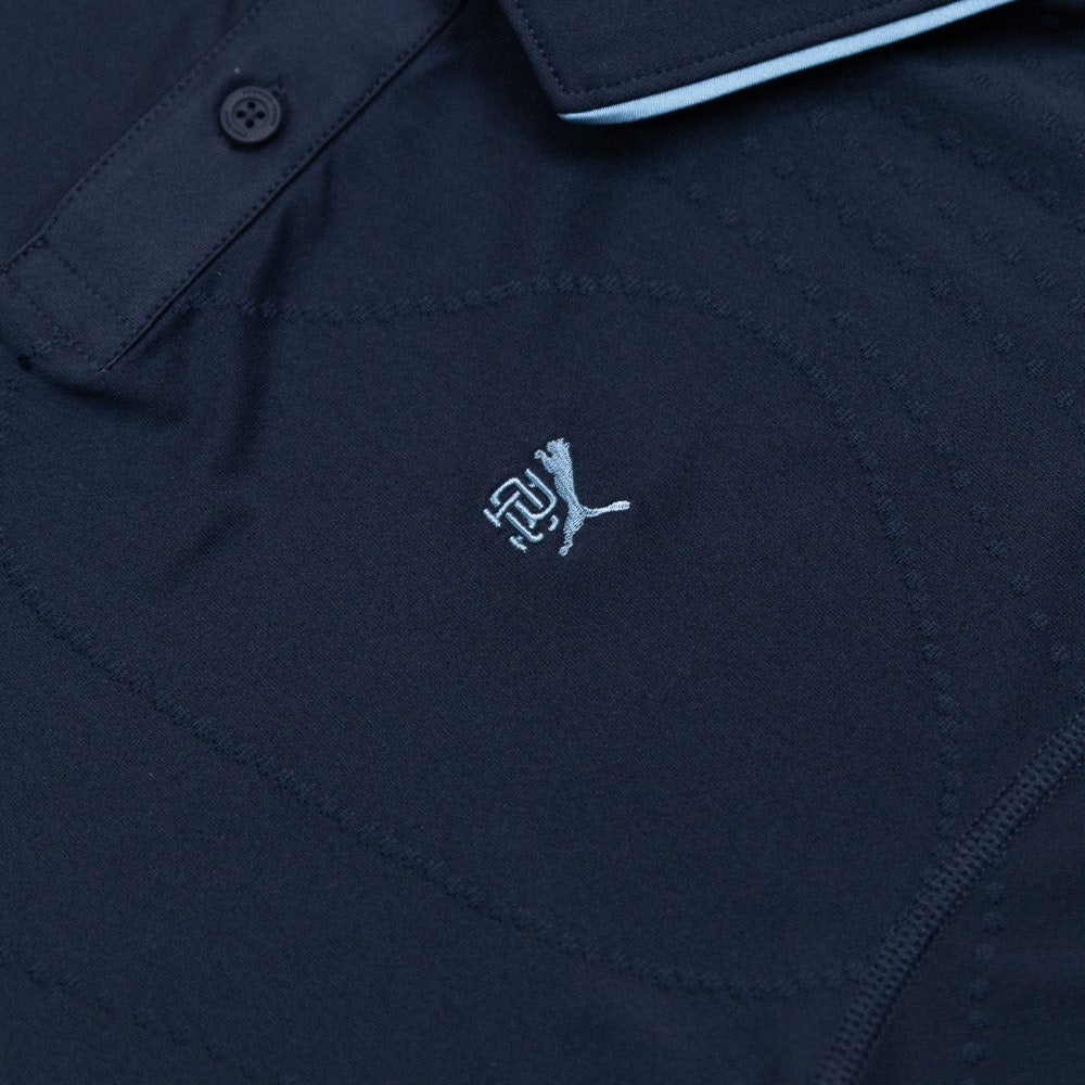 PUMA Golf Shirt - RC Mattr Jacquard Polo - Deep Navy SS26