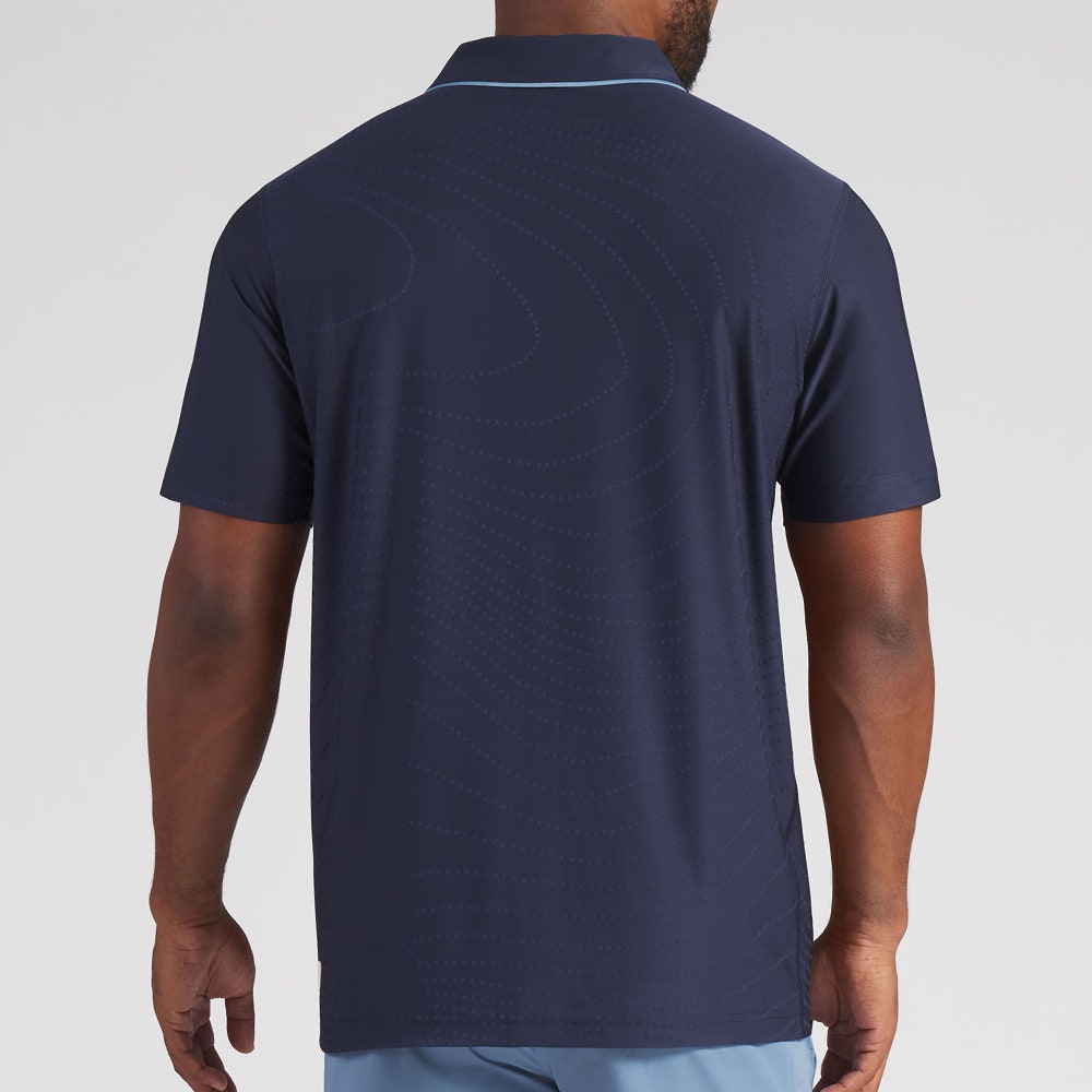 PUMA Golf Shirt - RC Mattr Jacquard Polo - Deep Navy SS26