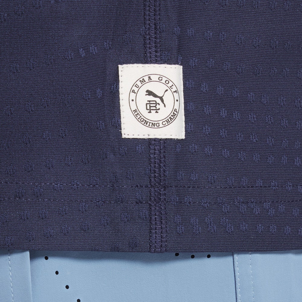 PUMA Golf Shirt - RC Mattr Jacquard Polo - Deep Navy SS26